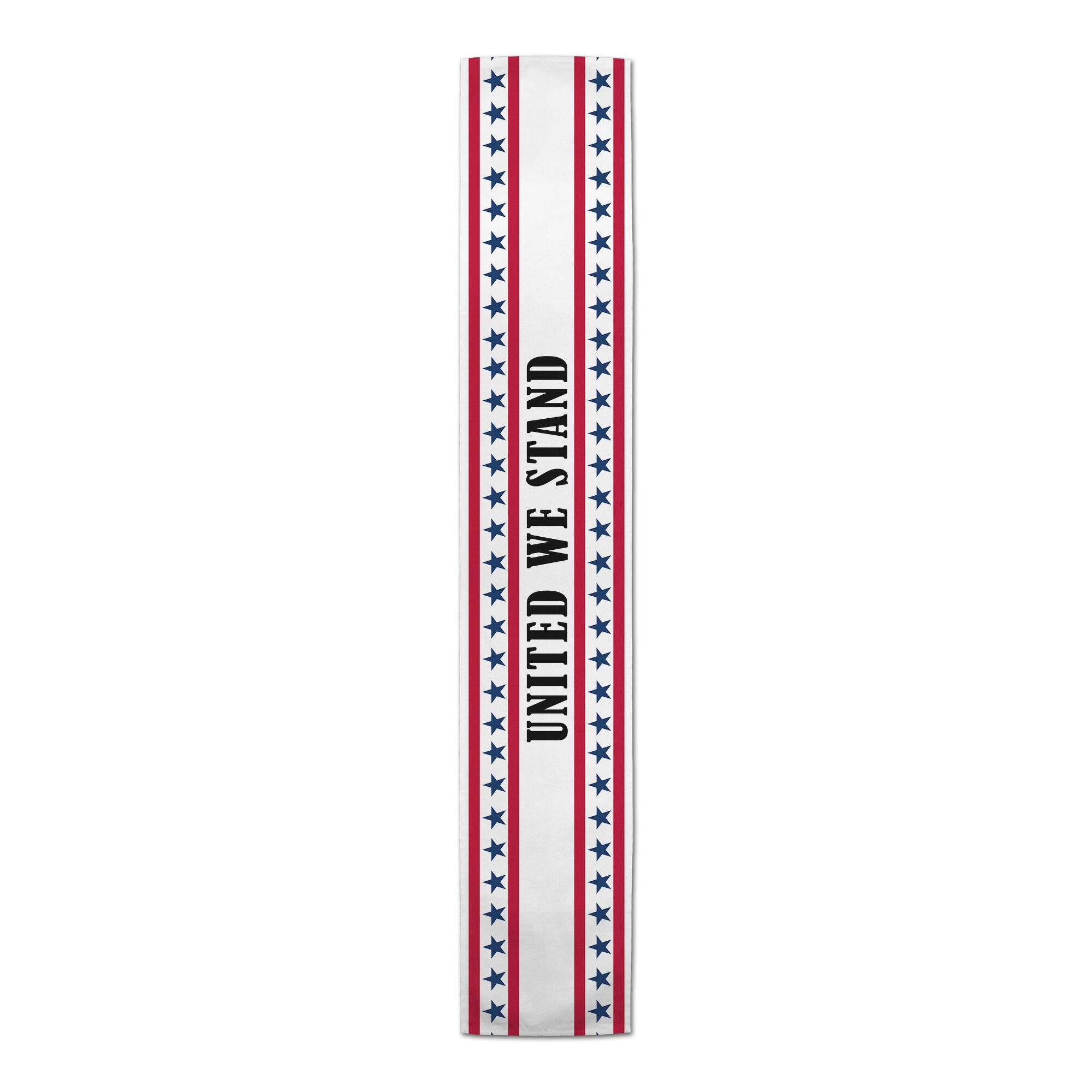 United We Stand Poly Twill Table Runner